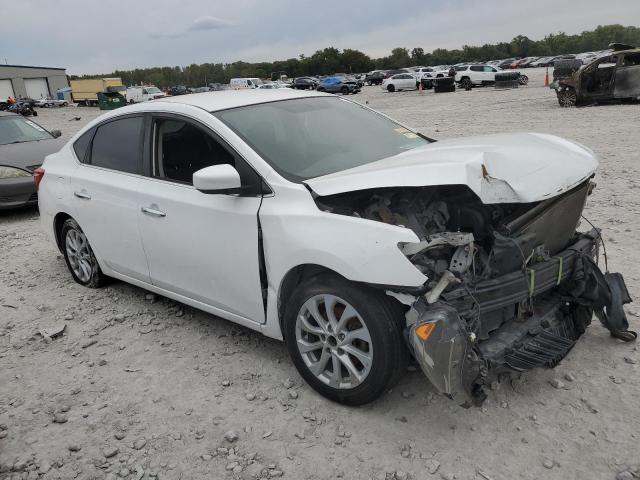 3N1AB7AP8KY313666 - 2019 NISSAN SENTRA S WHITE photo 4
