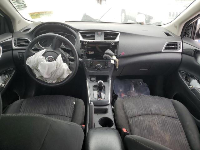 3N1AB7AP8KY313666 - 2019 NISSAN SENTRA S WHITE photo 8