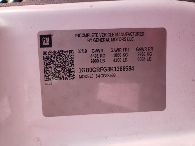 1GB0GRFG8K1366584 - 2019 CHEVROLET EXPRESS RED photo 13