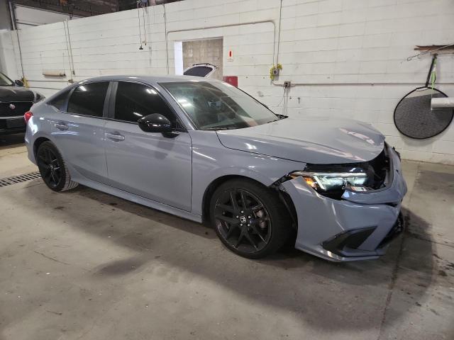 2HGFE2F57RH593912 - 2024 HONDA CIVIC SPORT ნაცრისფერი ფოტო 4