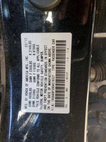 19UUA8F59DA016537 - 2013 ACURA TL TECH 黑色 照片 13