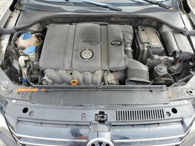 1VWBP7A39CC061529 - 2012 VOLKSWAGEN PASSAT SE GRAY photo 11