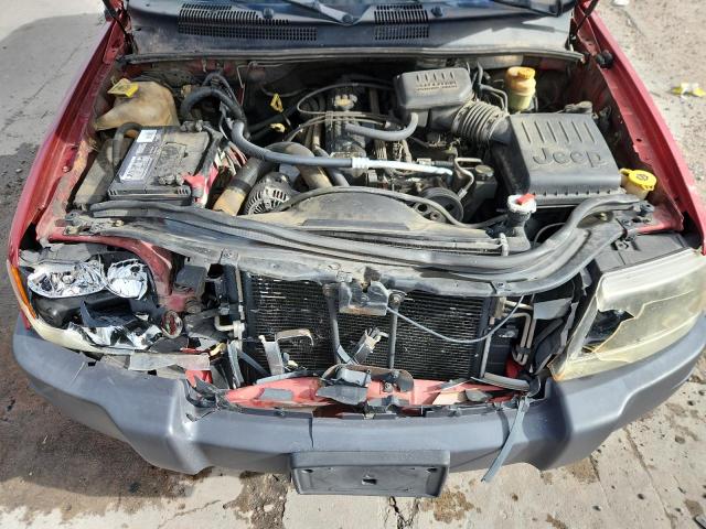 1J4GX48S14C222312 - 2004 JEEP GRAND CHER LAREDO RED photo 12