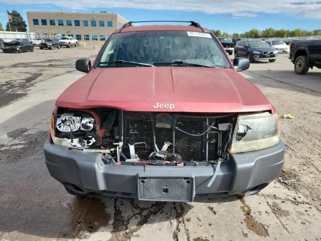 1J4GX48S14C222312 - 2004 JEEP GRAND CHER LAREDO RED photo 5
