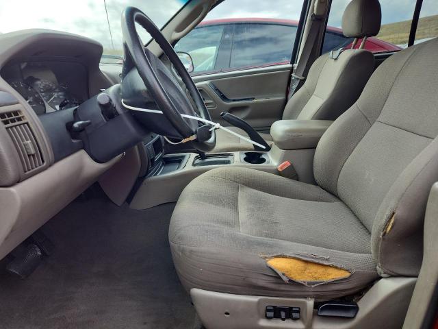 1J4GX48S14C222312 - 2004 JEEP GRAND CHER LAREDO RED photo 7
