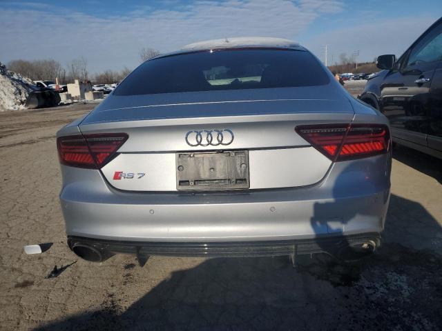 WUAWAAFC8HN903853 - 2017 AUDI RS7 PRESTIGE SILVER photo 6