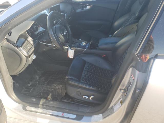 WUAWAAFC8HN903853 - 2017 AUDI RS7 PRESTIGE SILVER photo 7