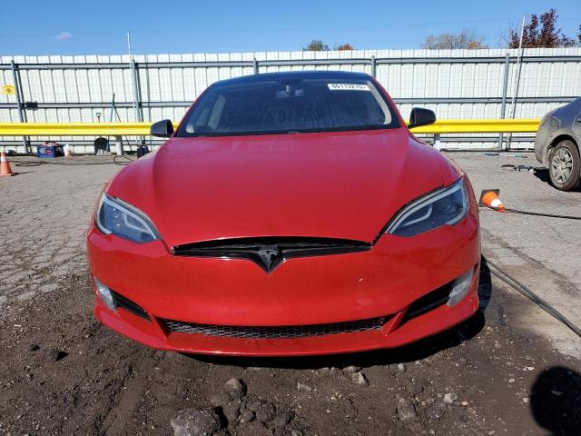 5YJSA1CN6DFP24656 - 2013 TESLA MODEL S Червоний фото 5