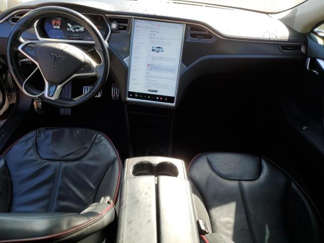5YJSA1CN6DFP24656 - 2013 TESLA MODEL S Червоний фото 8