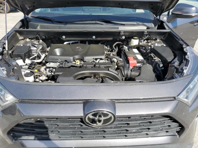 2T3W1RFV7MC154688 - 2021 TOYOTA RAV4 XLE GRAY photo 12