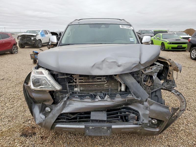 JN8AY2NE4K9759587 - 2019 NISSAN ARMADA PLATINUM GRAY photo 5