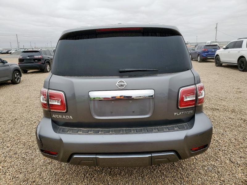 JN8AY2NE4K9759587 - 2019 NISSAN ARMADA PLATINUM GRAY photo 6