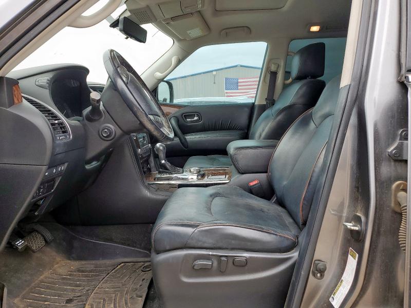 JN8AY2NE4K9759587 - 2019 NISSAN ARMADA PLATINUM GRAY photo 7