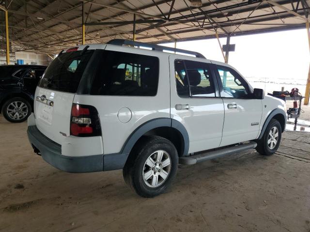 1FMEU73817UA67922 - 2007 FORD EXPLORER XLT WHITE photo 3
