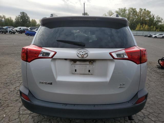 JTMBFREV0DD002443 - 2013 TOYOTA RAV4 LE SILVER photo 6