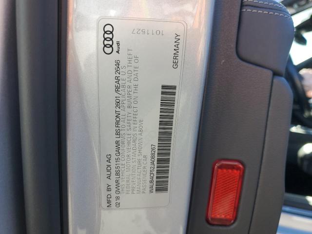 WAUB4CF52JA088267 - 2018 AUDI S5 PREMIUM PLUS Gümüş foto 12