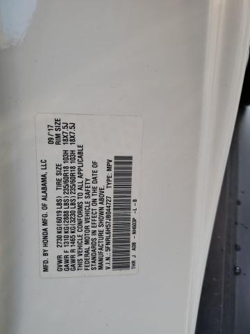 5FNRL6H57JB044727 - 2018 HONDA ODYSSEY EX WHITE photo 14