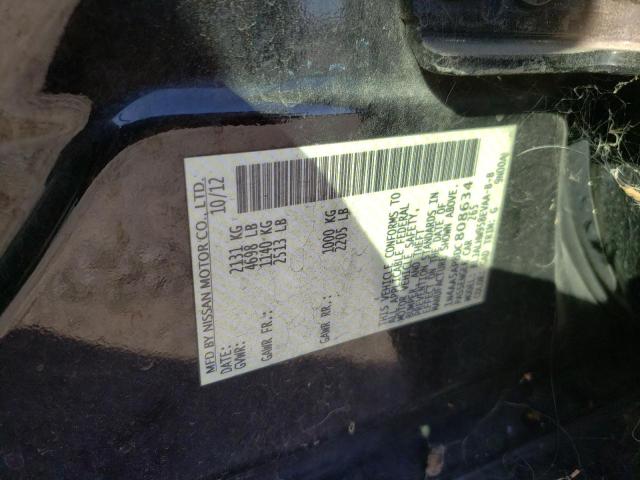 1N4AA5AP8DC808634 - 2013 NISSAN MAXIMA S 紫色 照片 12