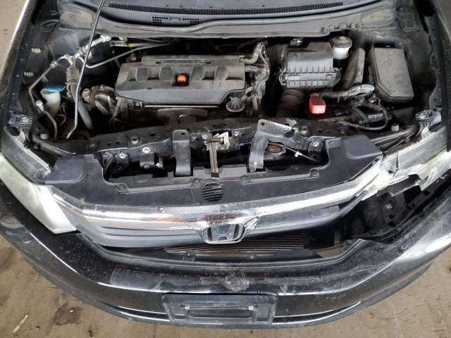 19XFB2F50CE379094 - 2012 HONDA CIVIC LX BLACK photo 11
