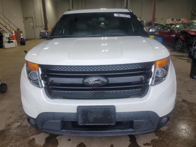 1FM5K8D81DGA91271 - 2013 FORD EXPLORER XLT WHITE photo 5