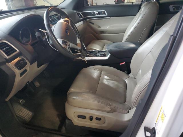 1FM5K8D81DGA91271 - 2013 FORD EXPLORER XLT WHITE photo 7