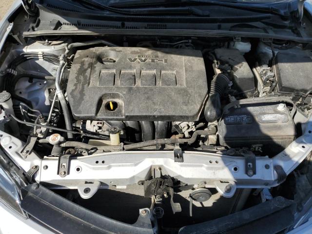 2T1BURHE6KC218910 - 2019 TOYOTA COROLLA L GRAY photo 11