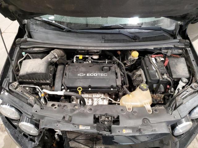 1G1JA5SH8C4158691 - 2012 CHEVROLET SONIC LS შავი ფოტო 11