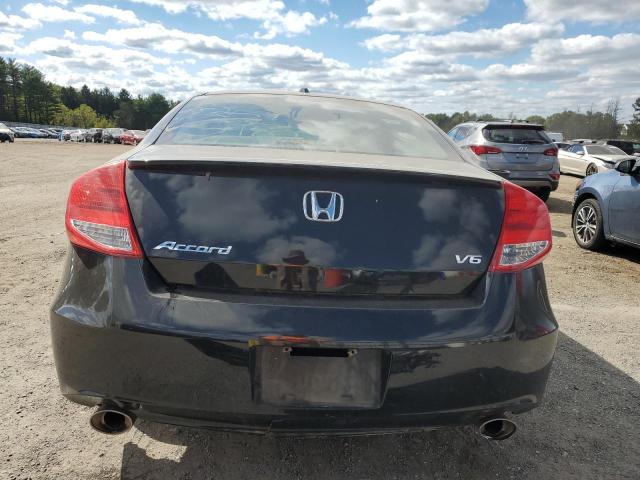 1HGCS2B86BA001237 - 2011 HONDA ACCORD EXL BLACK photo 6