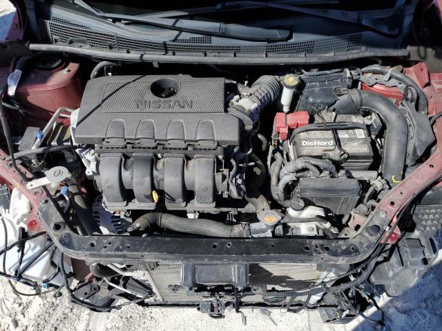 3N1AB7AP5JY207027 - 2018 NISSAN SENTRA S RED photo 11