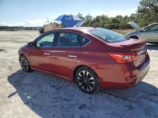 3N1AB7AP5JY207027 - 2018 NISSAN SENTRA S RED photo 2