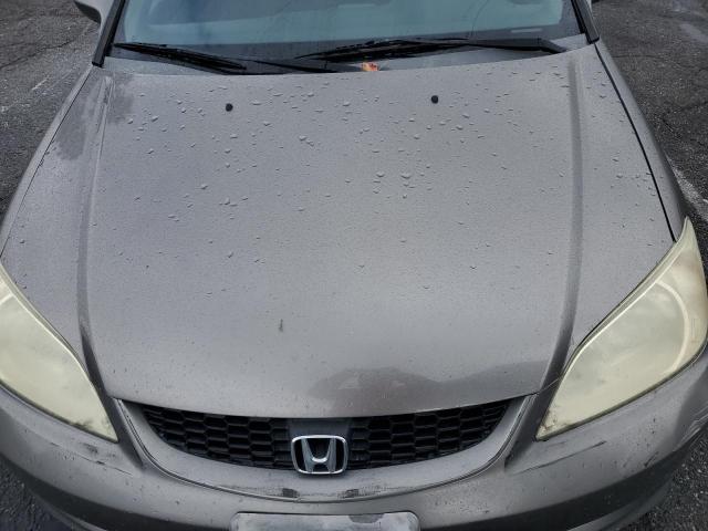 1HGEM22075L048895 - 2005 HONDA CIVIC EX Gri fotoğraf 11