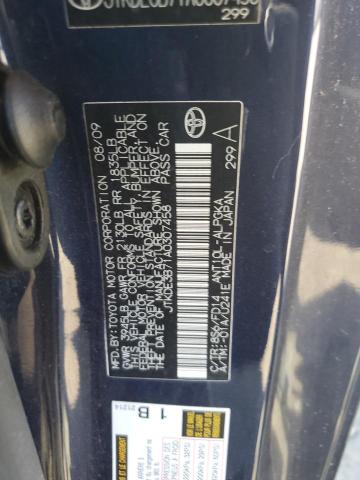 JTKDE3B71A0307458 - 2010 TOYOTA SCION TC 蓝色 照片 12