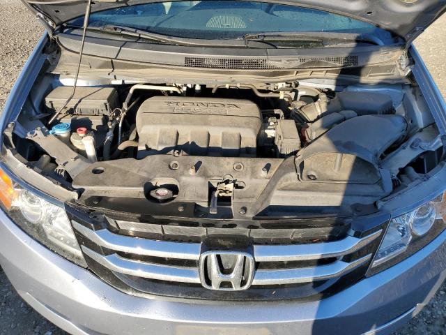 5FNRL5H60EB051639 - 2014 HONDA ODYSSEY EXL BLUE photo 12