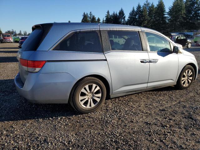 5FNRL5H60EB051639 - 2014 HONDA ODYSSEY EXL BLUE photo 3