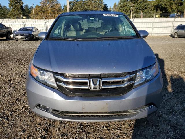 5FNRL5H60EB051639 - 2014 HONDA ODYSSEY EXL BLUE photo 5