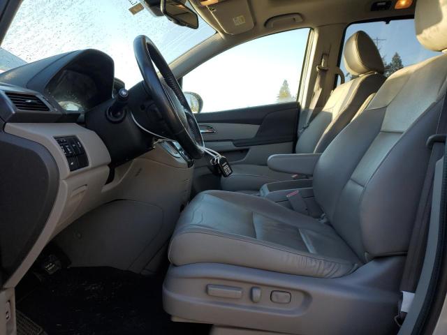 5FNRL5H60EB051639 - 2014 HONDA ODYSSEY EXL BLUE photo 7