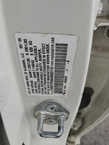 5KBCP3F80AB003119 - 2010 HONDA ACCORD EXL WHITE photo 13