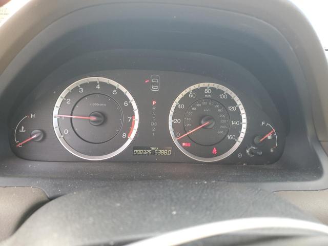 5KBCP3F80AB003119 - 2010 HONDA ACCORD EXL WHITE photo 9