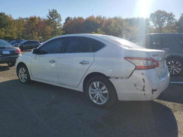 3N1AB7AP3DL561145 - 2013 NISS SENTRA S WHITE photo 2