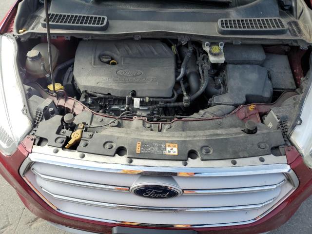 1FMCU9HDXJUA01417 - 2018 FORD ESCAPE SEL Қызыл фото 11