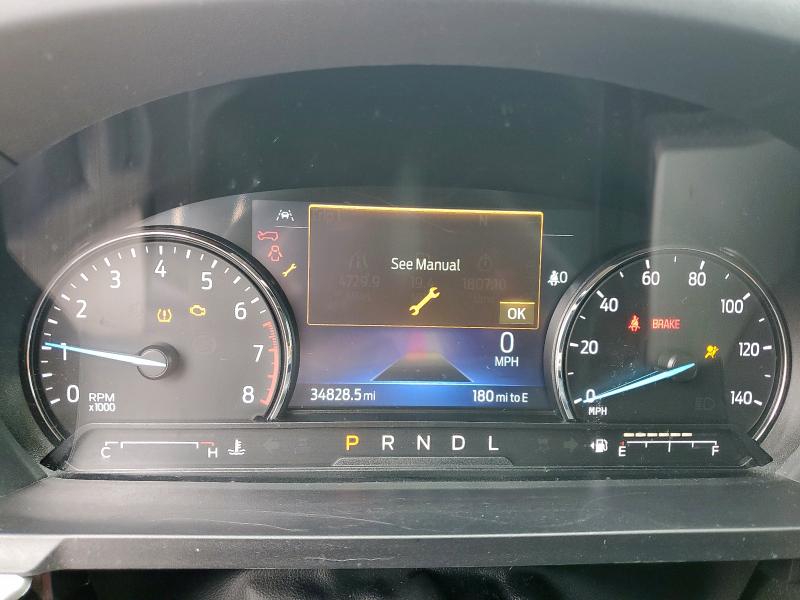 1FMSK7DH9PGB06276 - 2023 FORD EXPLORER XLT SILVER photo 9