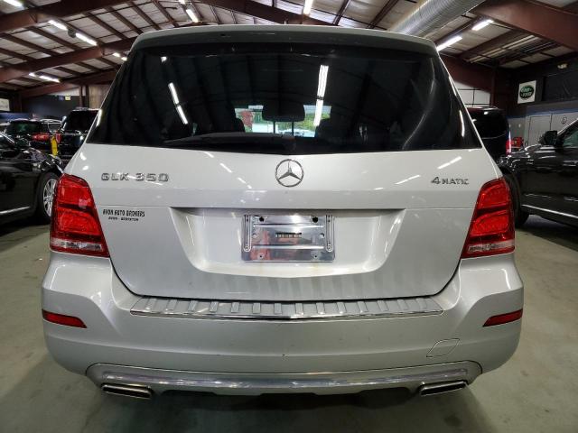 WDCGG8JB3DG039178 - 2013 MERCEDES-BENZ GLK 350 4MATIC SILVER photo 6