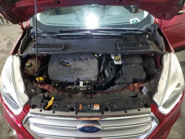 1FMCU9JD4HUB98248 - 2017 FORD ESCAPE TITANIUM 勃艮第红 照片 12