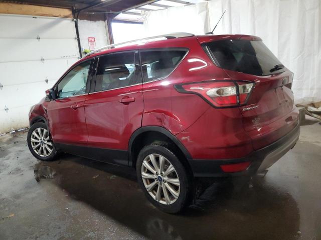 1FMCU9JD4HUB98248 - 2017 FORD ESCAPE TITANIUM 勃艮第红 照片 2