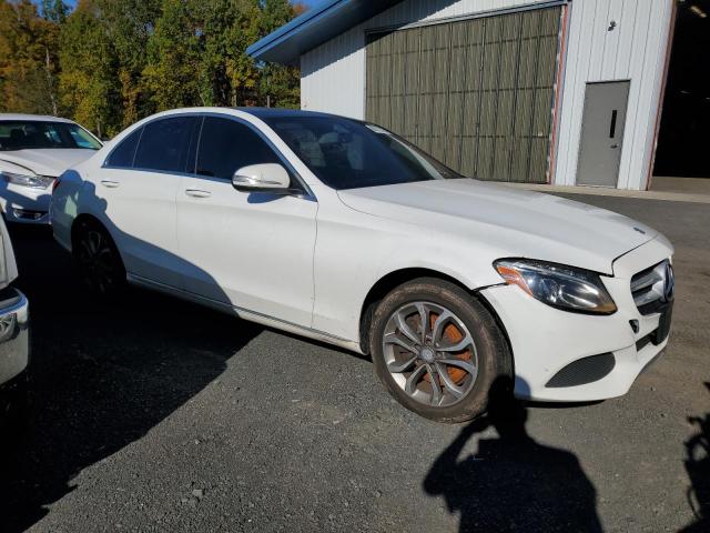 55SWF4KB2FU057081 - 2015 MERZ C 300 4MATIC WHITE photo 4