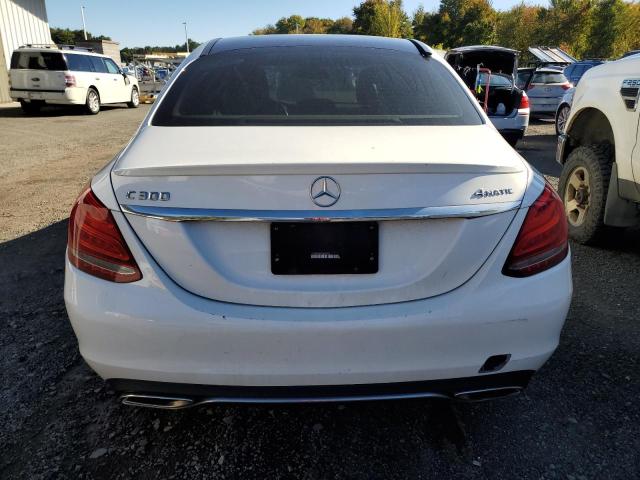 55SWF4KB2FU057081 - 2015 MERZ C 300 4MATIC WHITE photo 6
