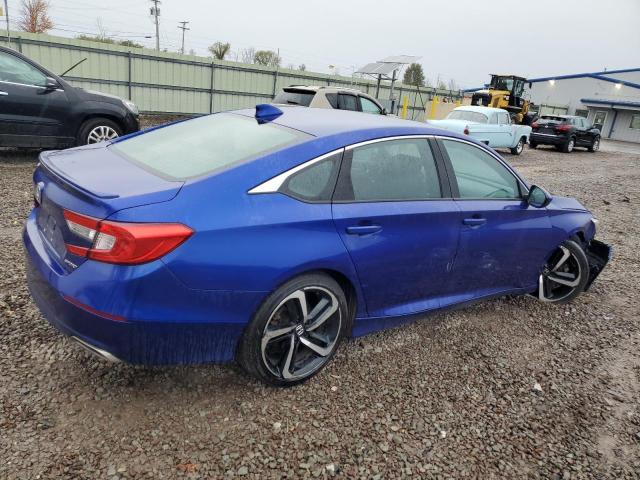1HGCV1F35KA031412 - 2019 HONDA ACCORD SPORT ლურჯი ფოტო 3