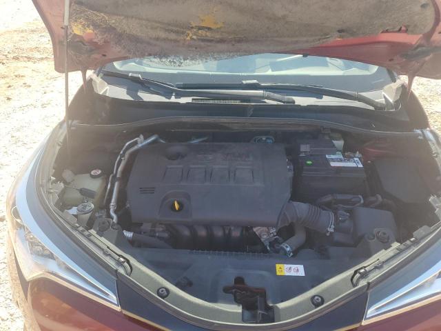JTNKHMBX6K1022015 - 2019 TOYOTA C-HR XLE 勃艮第红 照片 12
