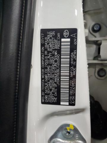 JTDKDTB38J1600590 - 2018 TOYOTA PRIUS C თეთრი ფოტო 13