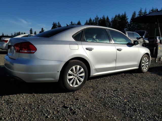 1VWAP7A34CC023363 - 2012 VOLKSWAGEN PASSAT S SILVER photo 3